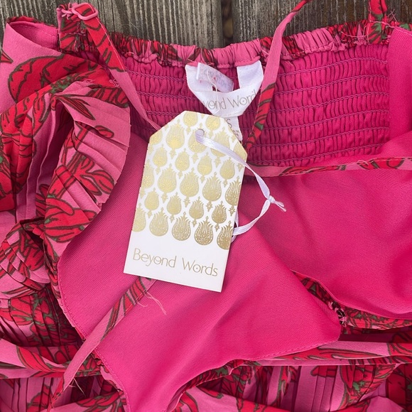 NWT Beyond Words Pleated Jumpsuit - Picture 5 of 9